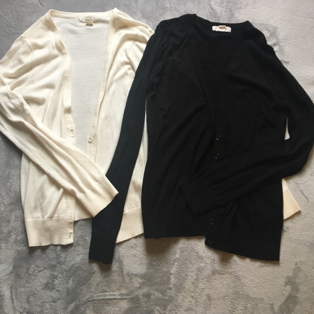 Black and White Cardigan Bundle from Forever 21