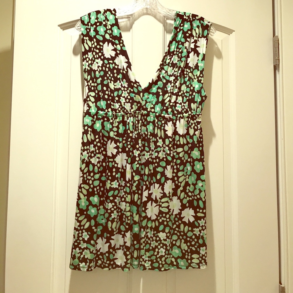 Tracy Reese V Neck Tunic Top!