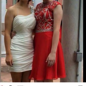 Red dress for sale.