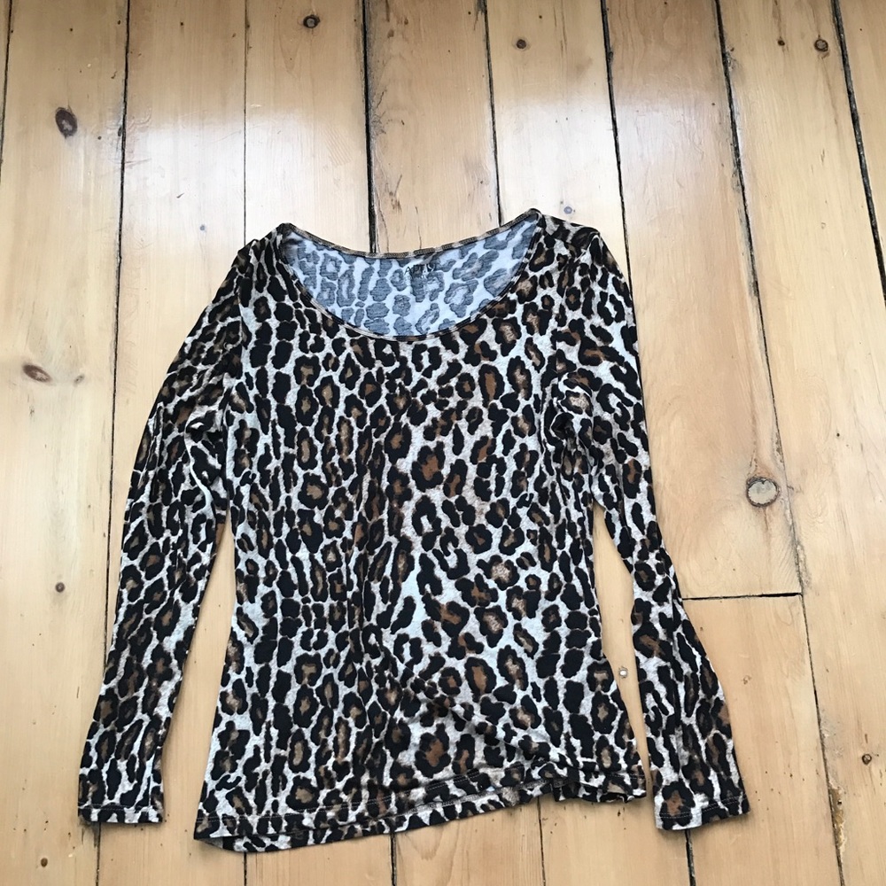 Cheetah print shirt