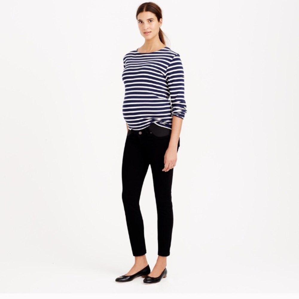 J.Crew Toothpick Maternity Jeans in Black, Size 26