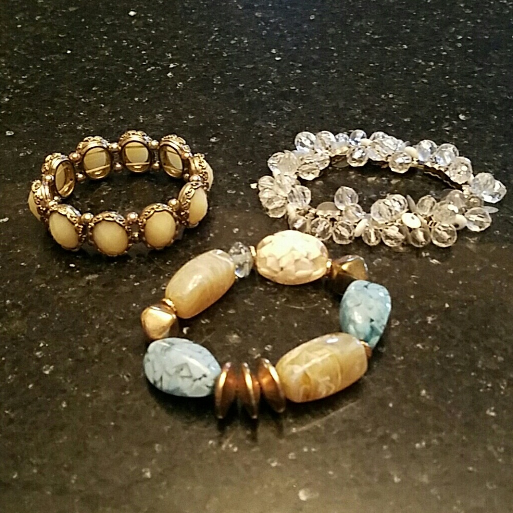 3 Stretch Bracelets