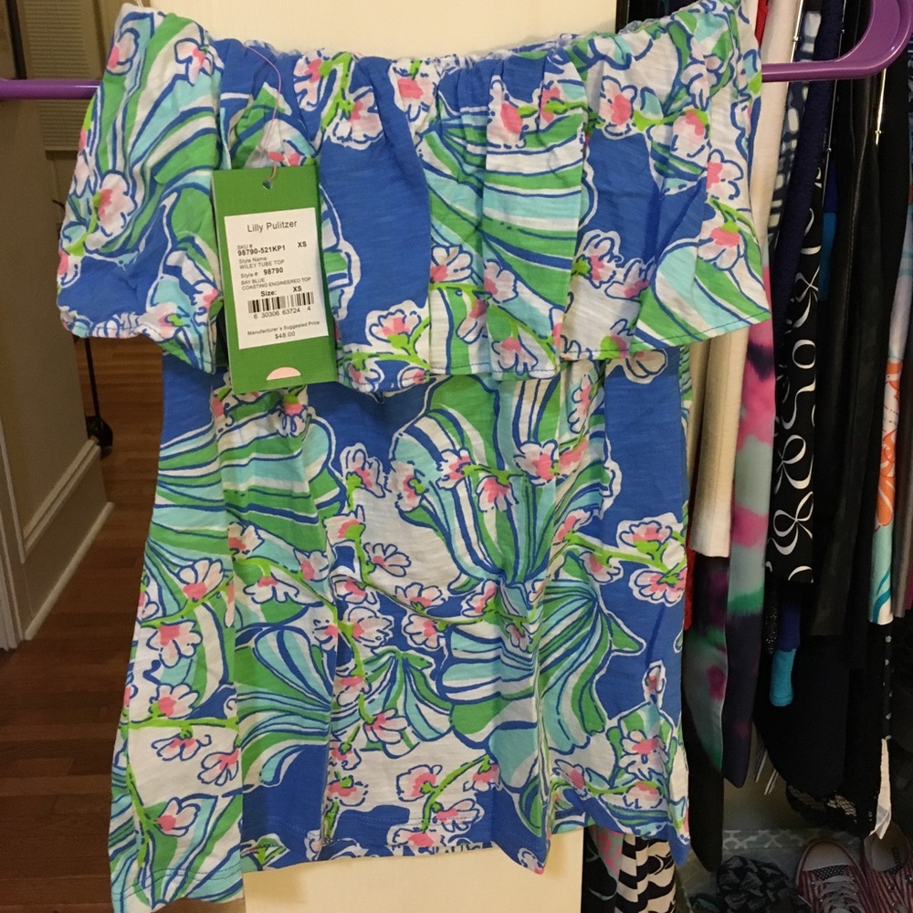 NWT Lilly Pulitzer Wiley Tube Top