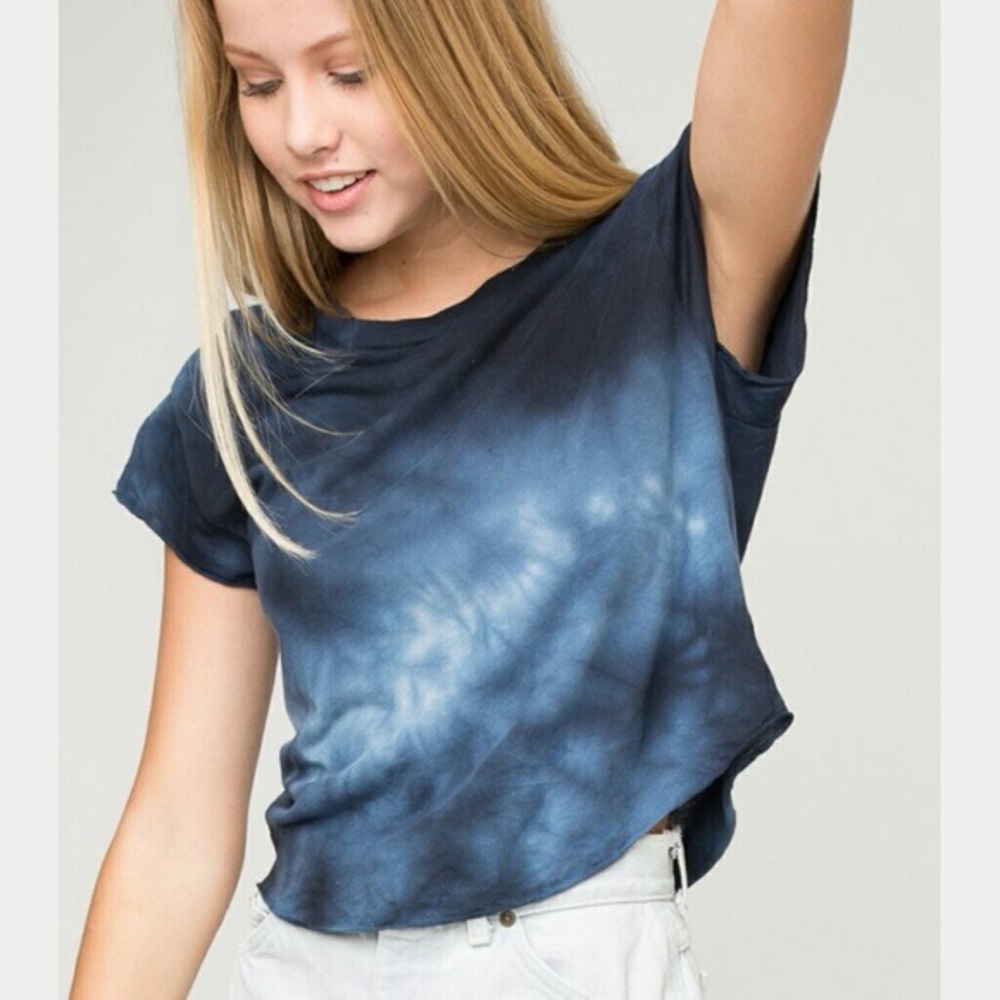 Brandy Melville Elin Tie Dye Crop Top