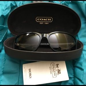COACH Men's Black Sunglasses