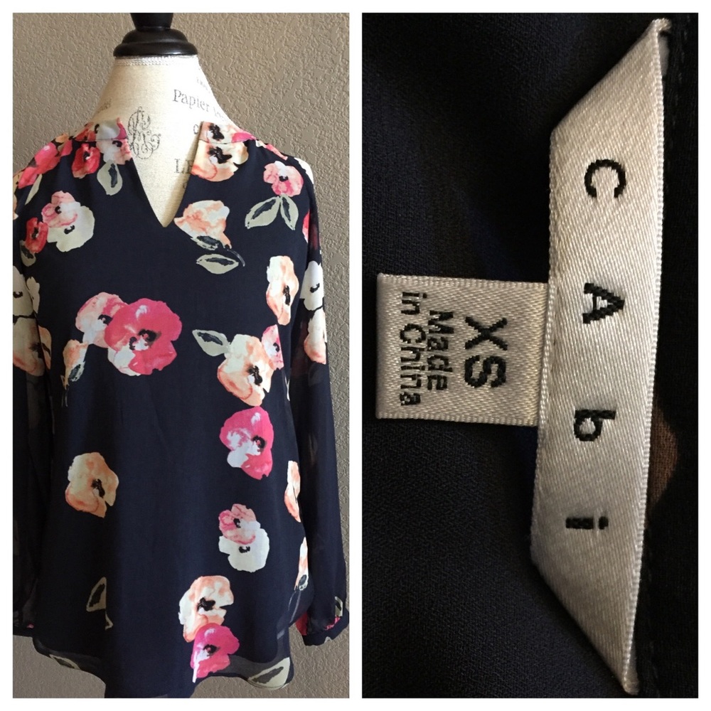 Cabi floral shirt