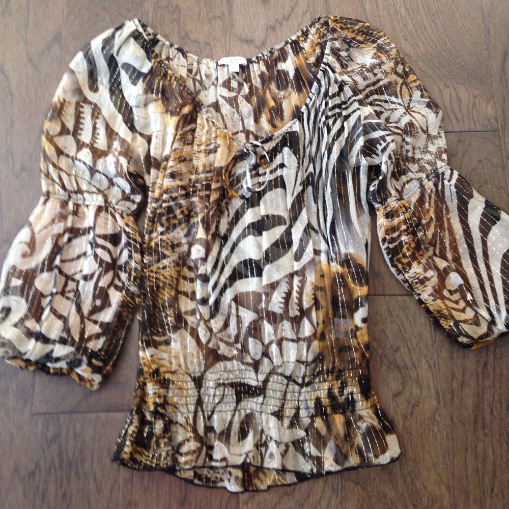 Sheer blouse