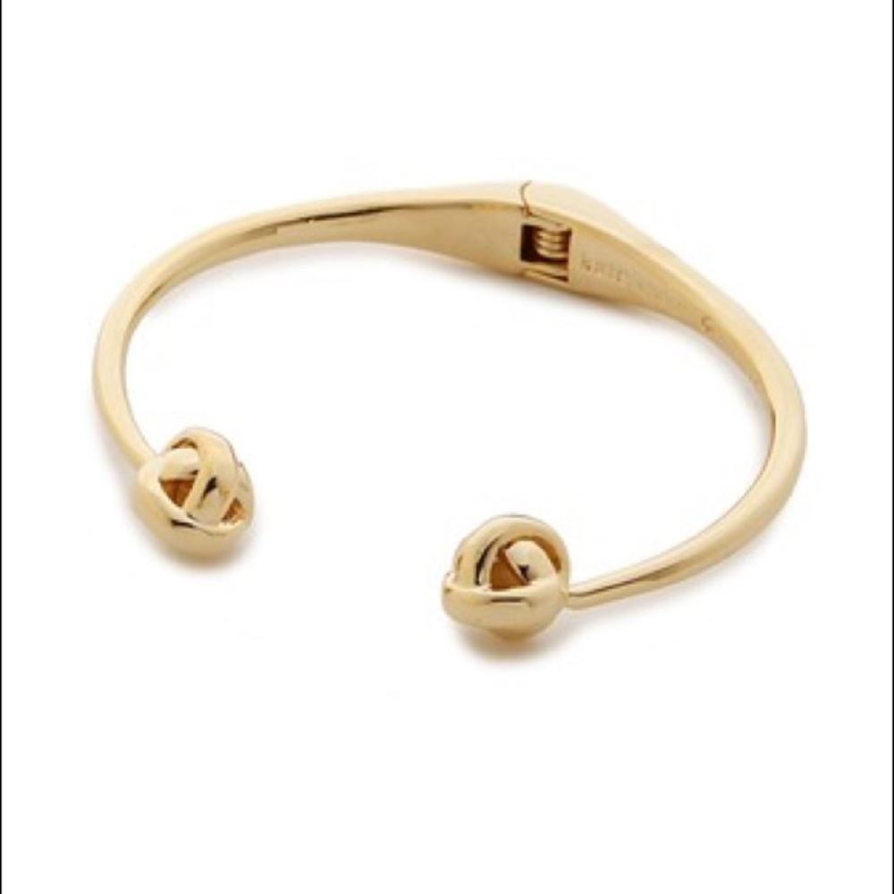 ⚡️Kate Spade Dainty Sparklers Knot Cuff • Gold