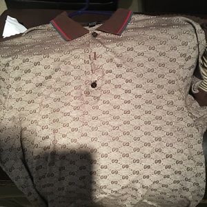 Authentic Gucci shirt brown