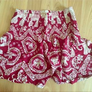 Boho chic shorts from ILOVEELEPHANTS pant company