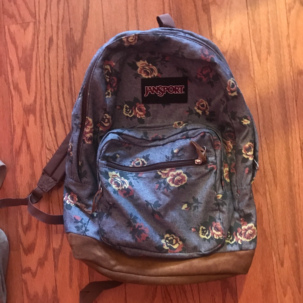 Jan sport floral backpack