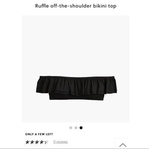 Ruffle Off the Shoulder Bikini Top