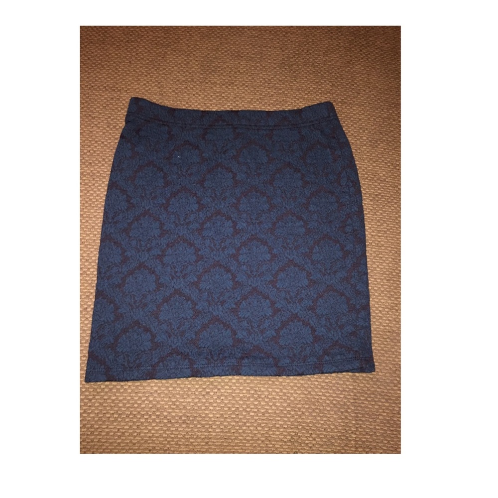 Patterned Mini Skirt