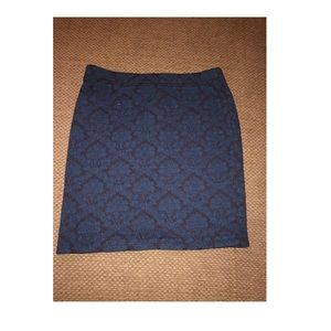 Patterned Mini Skirt