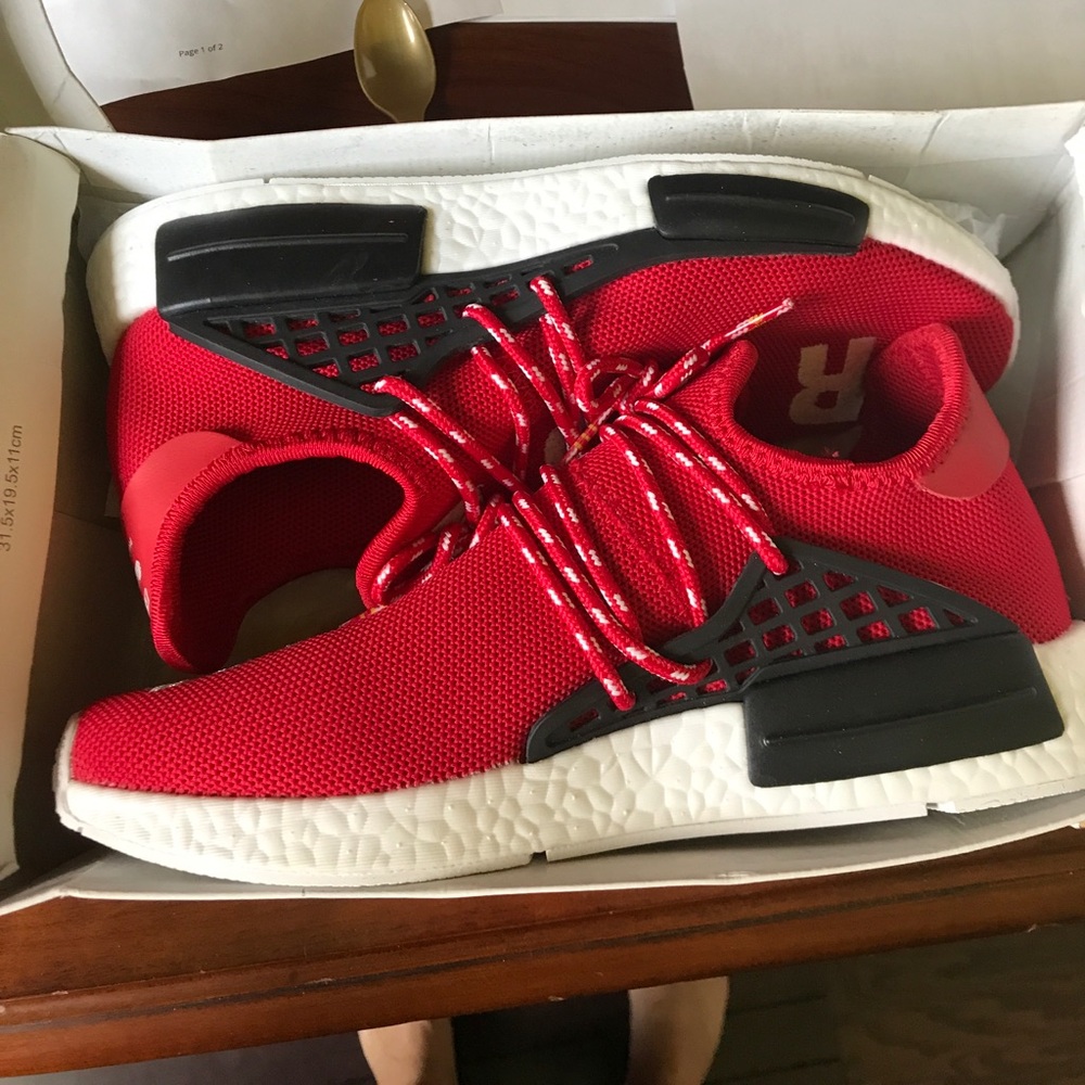 Nmd adidas red human race size 7
