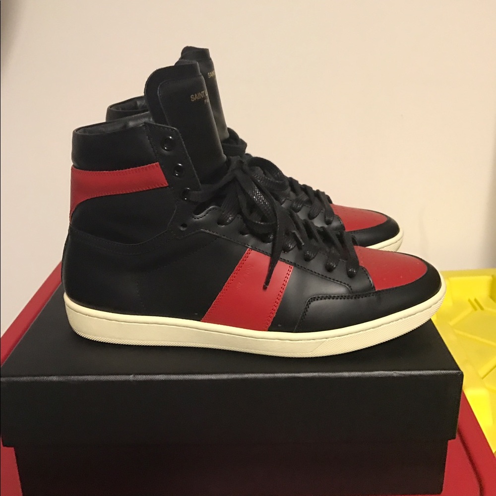 Saint Laurent high Top Sneakers - Picture 2 of 5