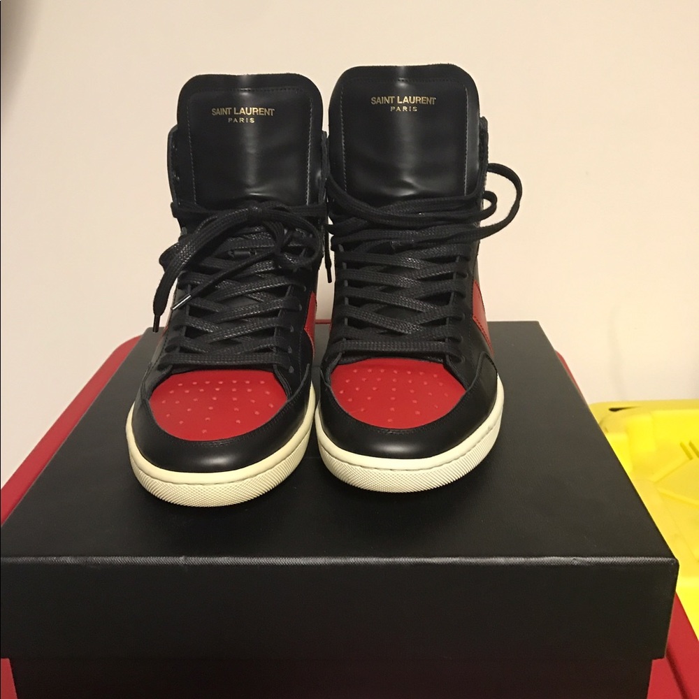 Saint Laurent high Top Sneakers - Picture 3 of 5