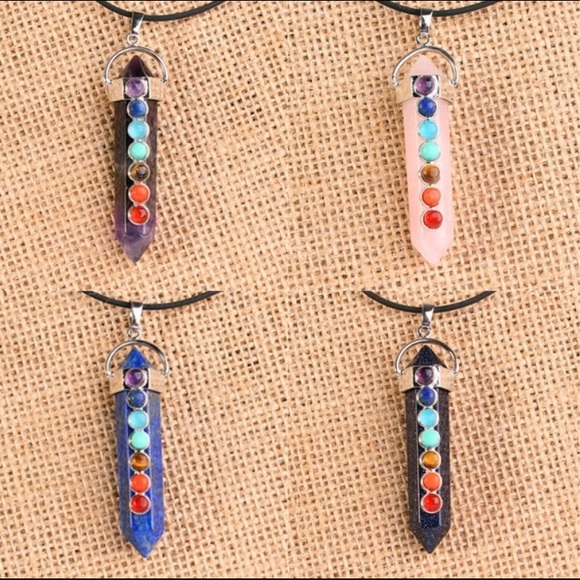 Chakra Gemstone Necklaces - Picture 1 of 2