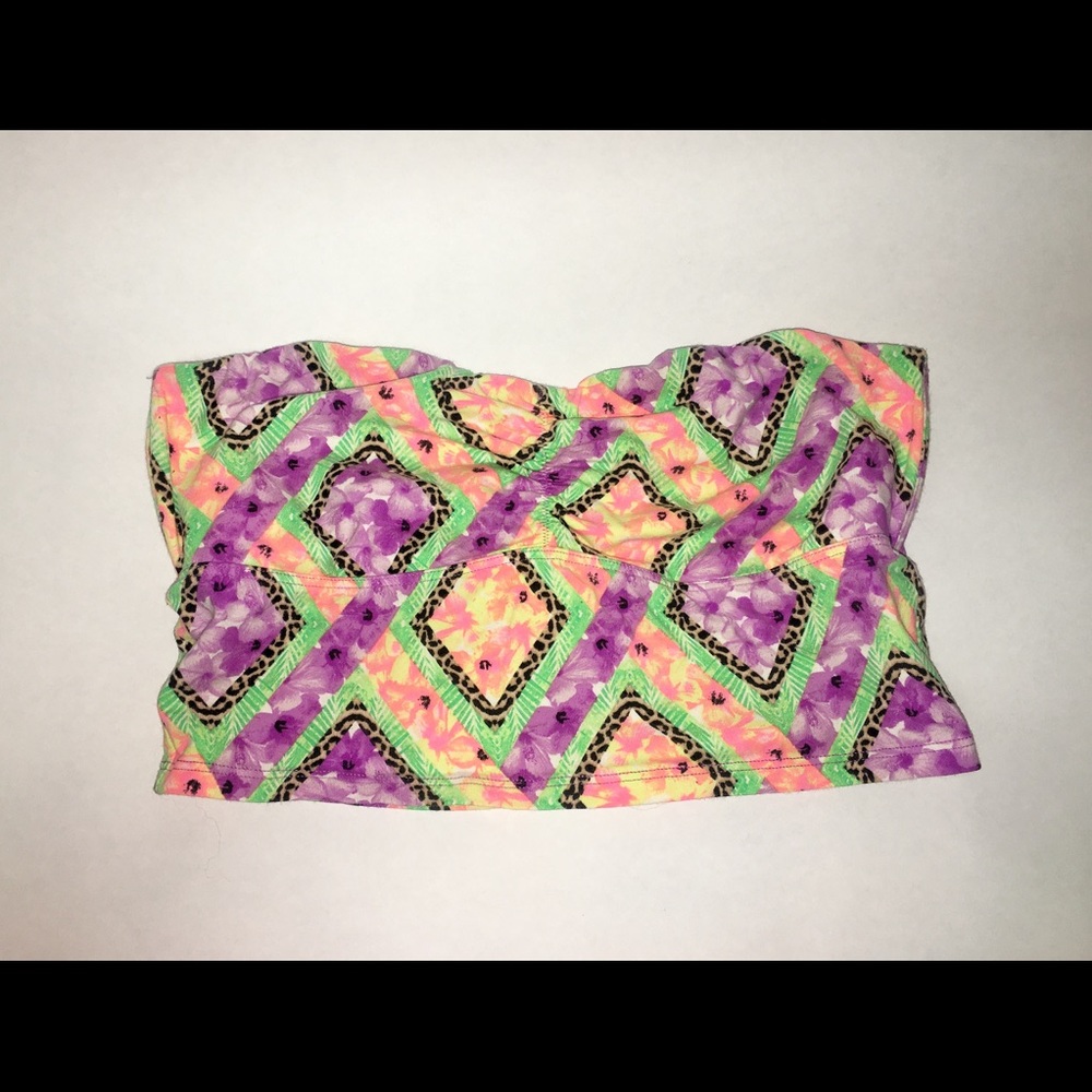 Victorias Secret PINK Printed Bandeau Sz M
