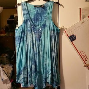 Denim 24/7 sz 24 summer top but fits up to sz28