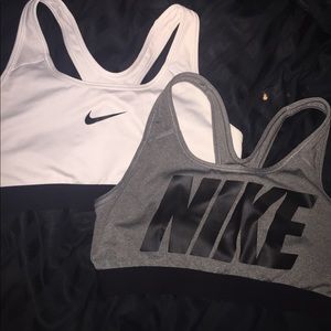 TWO Nike sports bras