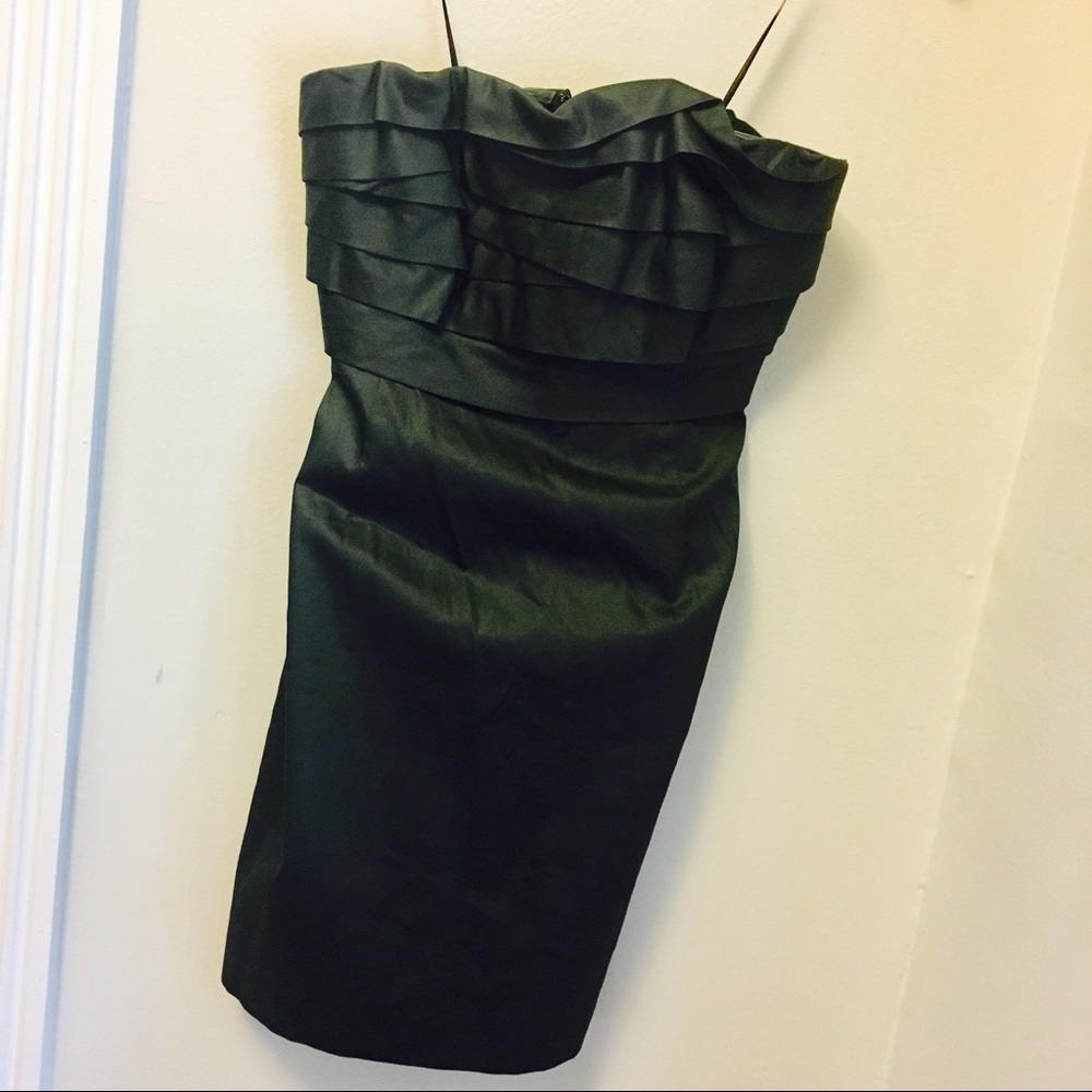 🐝 J. Crew wave strapless dress NWT