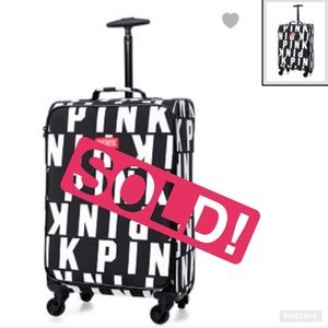 🆕 VS PINK Wheelie Logo, Carry On Luggage