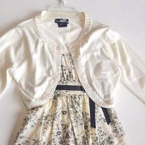 Ivory Sequins Sweater