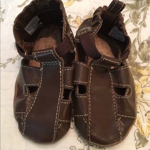 Robeez Brown Sandals 6-12 months
