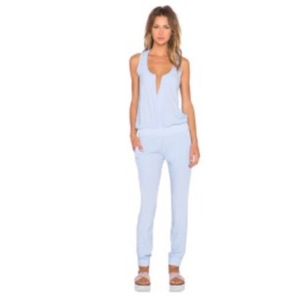 Monrow NWT Blue Jumpsuit XS