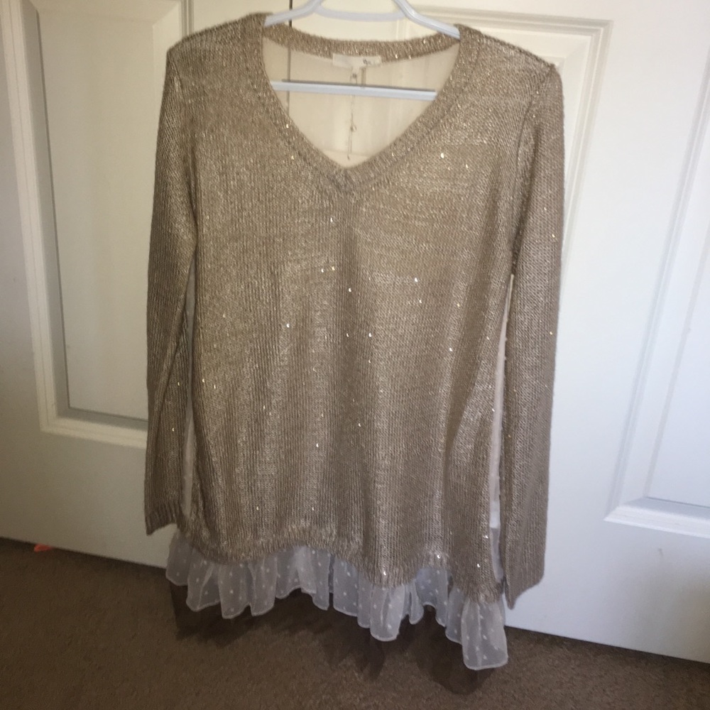 a gorgeous V-neck sweater