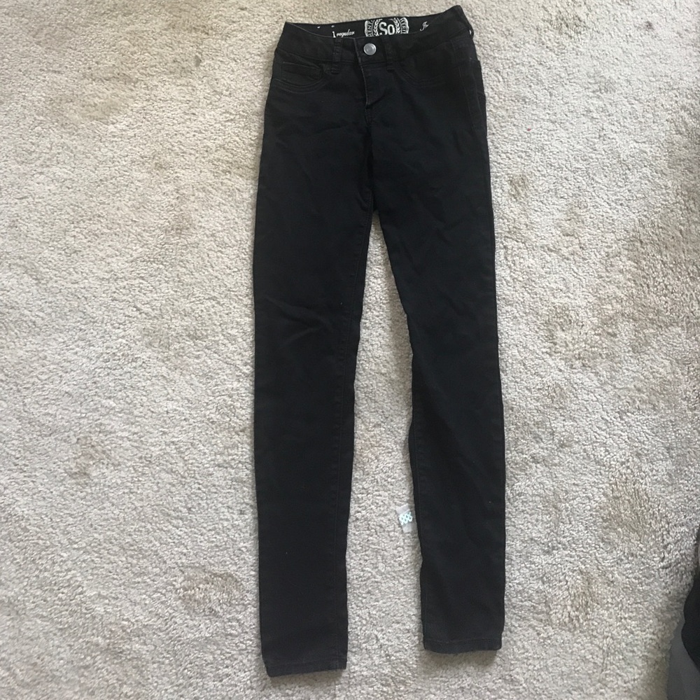 SO Black Jeggings