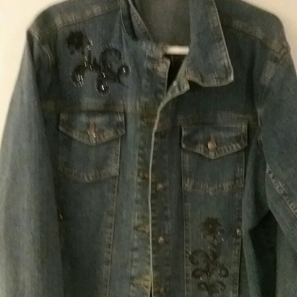 Trilogy Xl jacket..blinged out