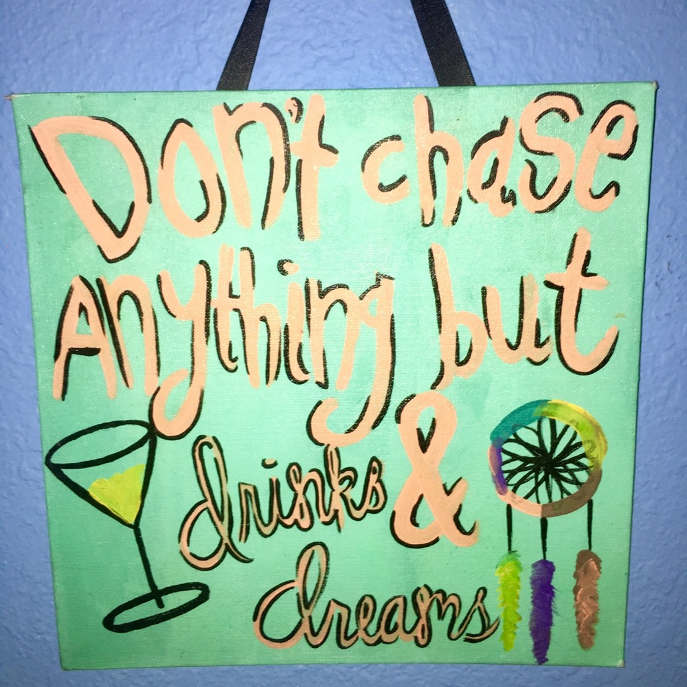 turquoise canvas 12"x12"