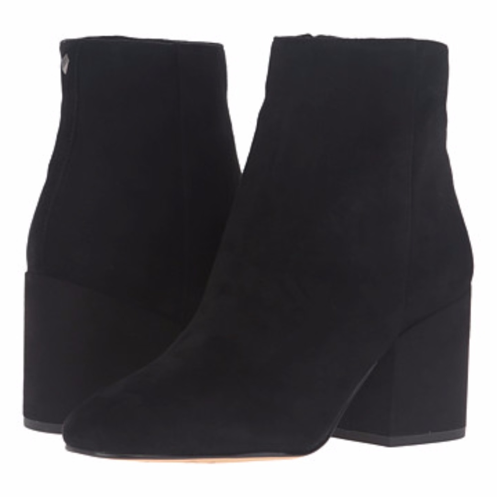 Sam Edelman Taye Bootie - Black Suede - Size 6.5