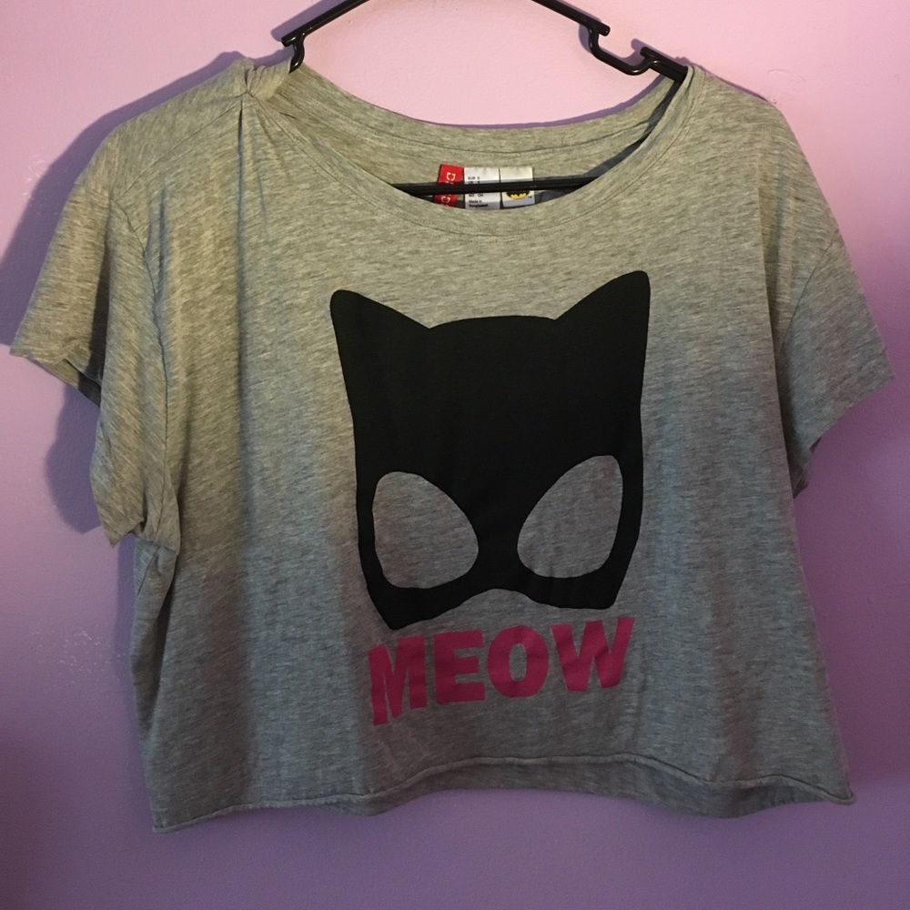 H&M Batgirl Crop