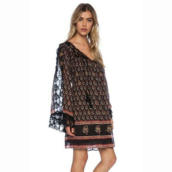 Free People - Nomad Lace Printed Tunic - Picture 1 of 4