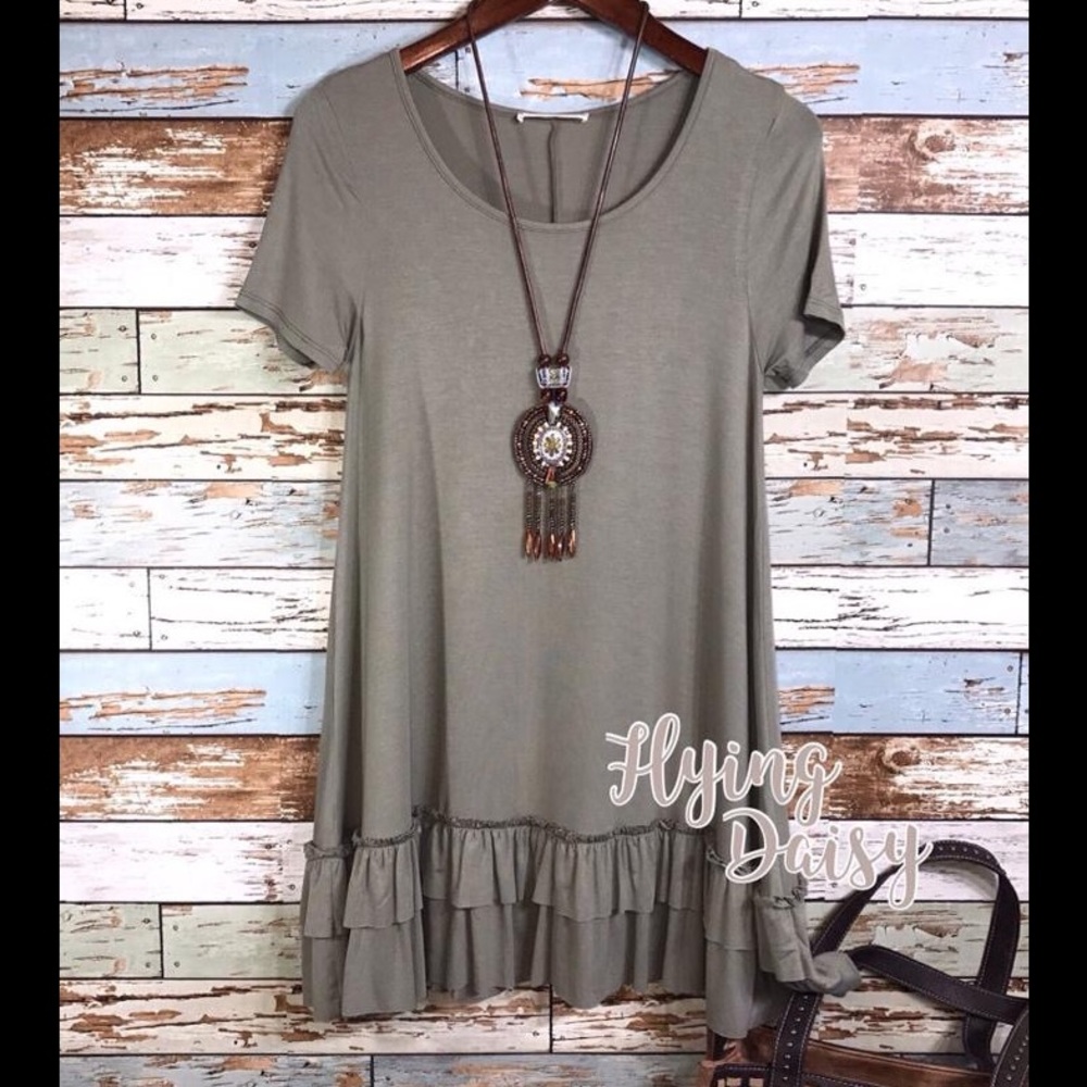 New Long Tunic Top Layering Shirt Easel