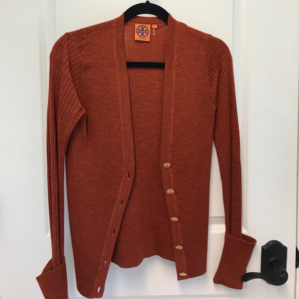 Tory Burch women's bottom down sweater