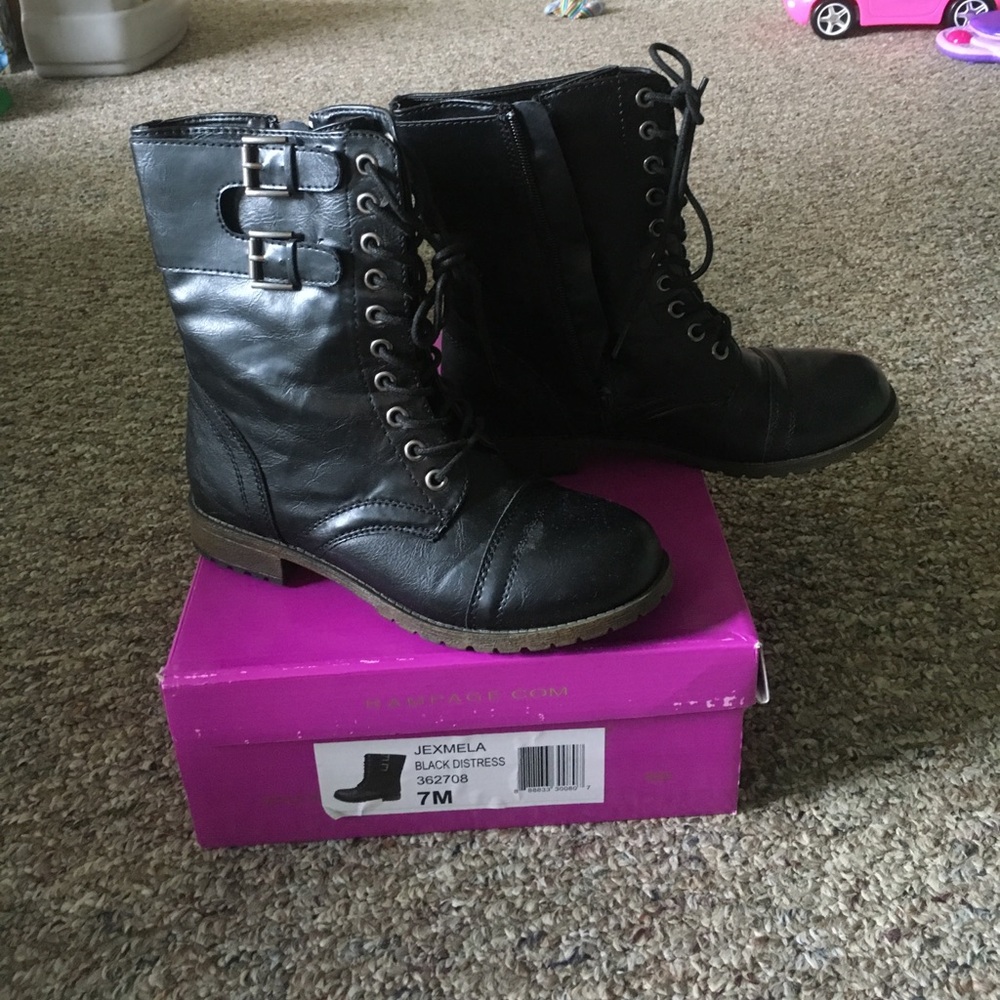 Rampage black boots