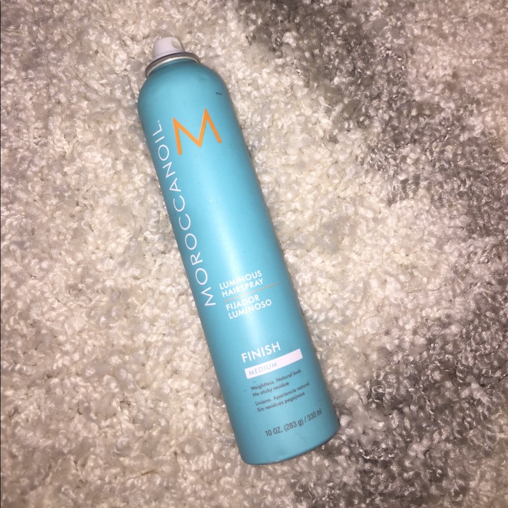 MOROCCANOIL medium hair spray 3/4 full