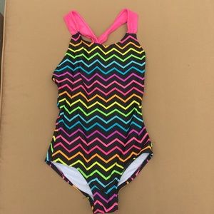 Cute Rainbow One Piece Swimsuit (Great Condition)