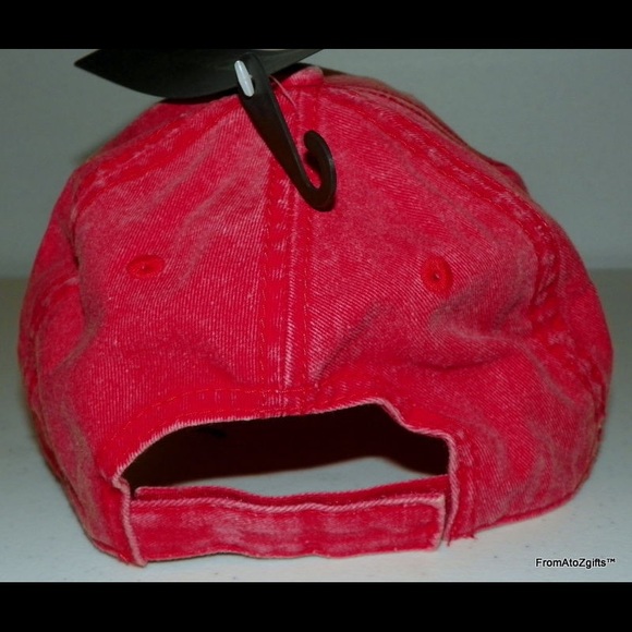 Vintage Red Cap Hat NWT Deadstock Top Ten - Picture 3 of 6