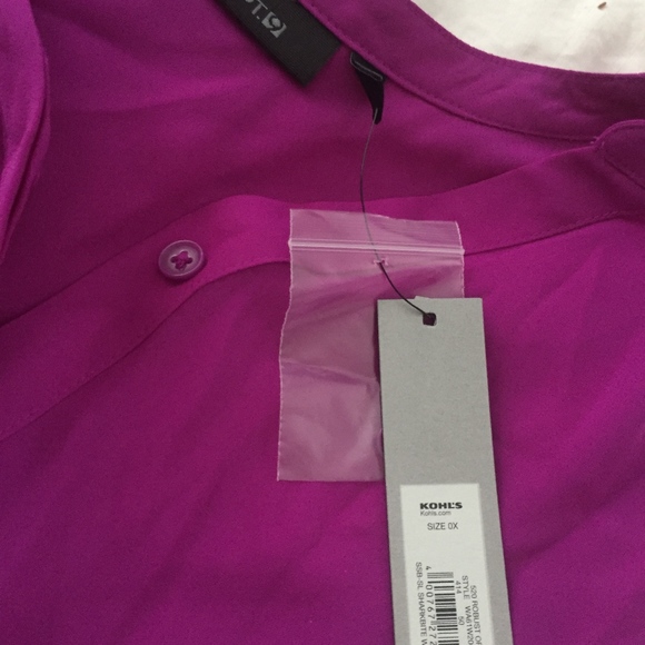 NWT Deep Magenta Low/High Tank top APT 9 - Picture 2 of 8