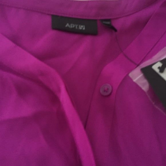 NWT Deep Magenta Low/High Tank top APT 9 - Picture 6 of 8