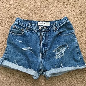 High waisted shorts