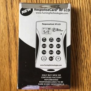 ResponseCard RF LCD clicker