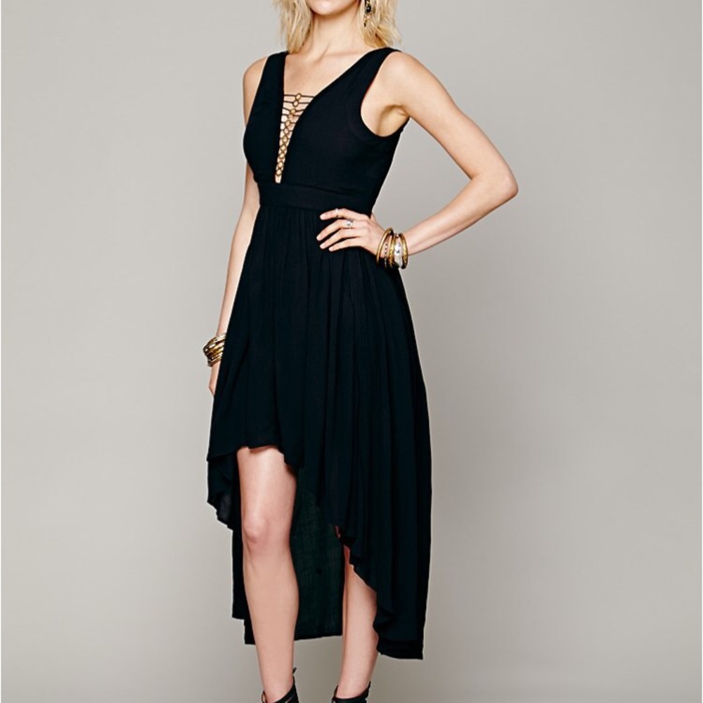 Free People Necklace low back dress
