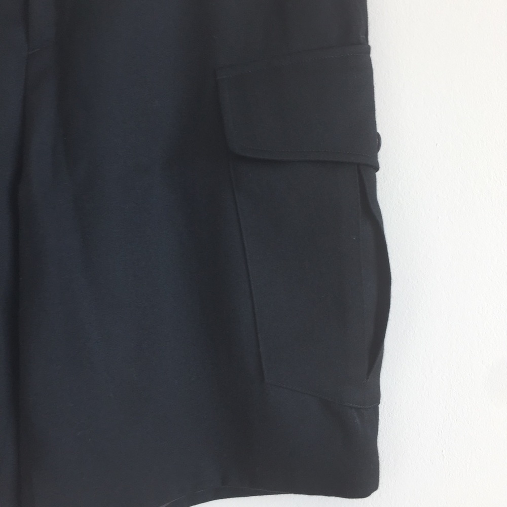 Rag & Bone Black Wool Army Shorts - Picture 3 of 8