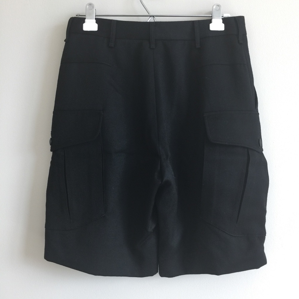 Rag & Bone Black Wool Army Shorts - Picture 5 of 8